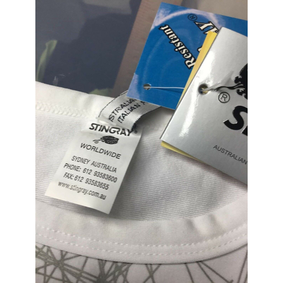 NWT Stingray Graphic Girls Sz 16 Short Sleeves Chlorine Resistant T-Shirt - Picture 4 of 11